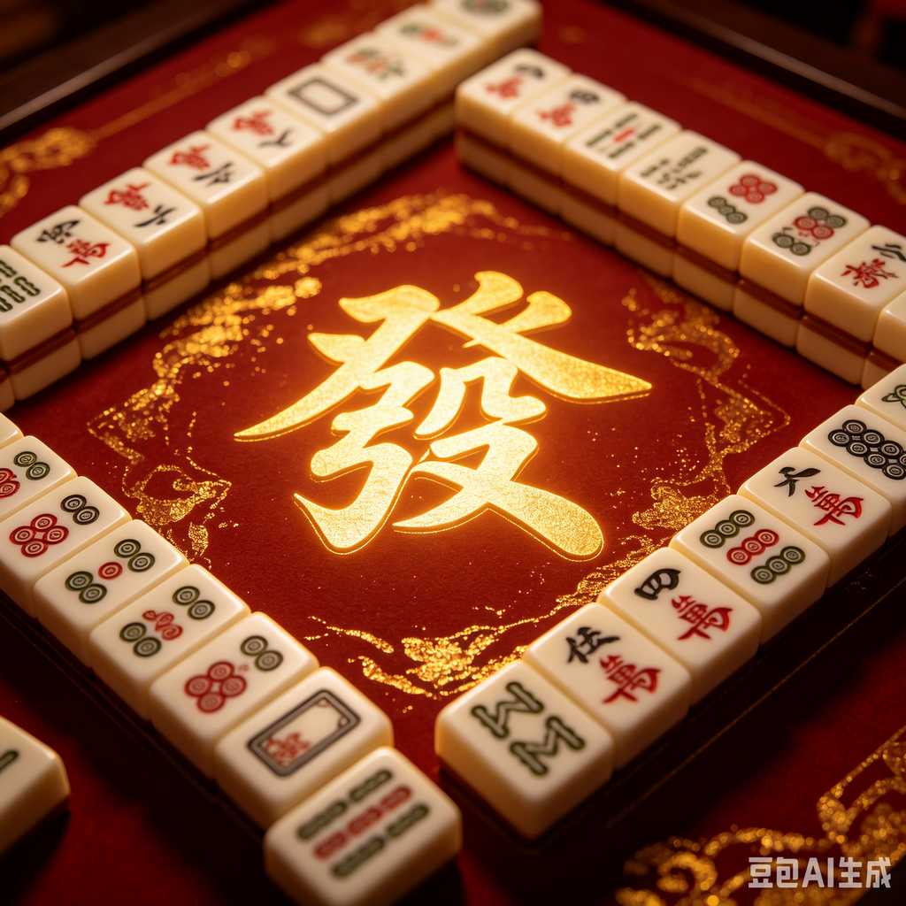 floral design mahjong set