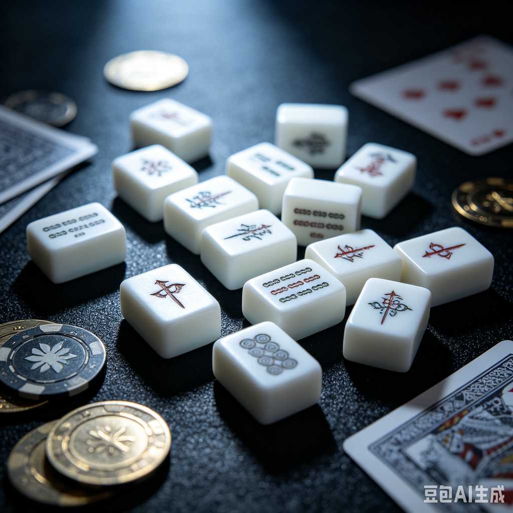 stable print mahjong set
