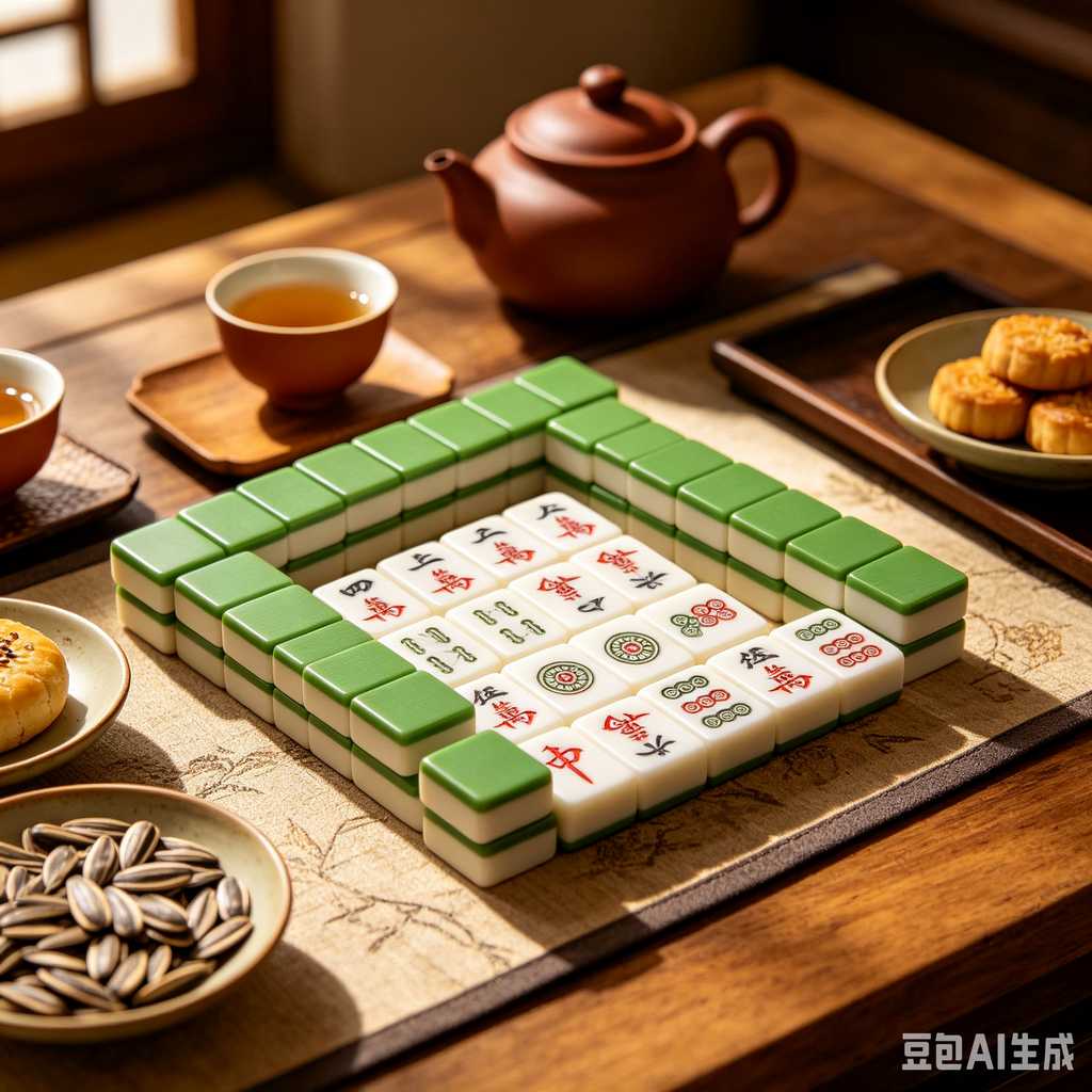holiday present mahjong tiles